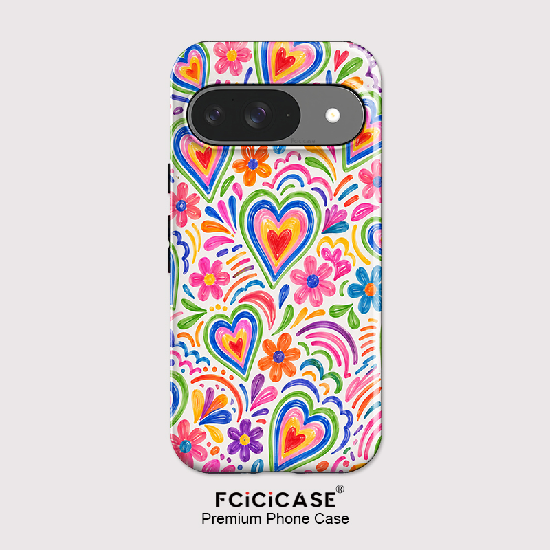 Google Pixel 8A - Fcicicase For Pixel 10A Love Heart
