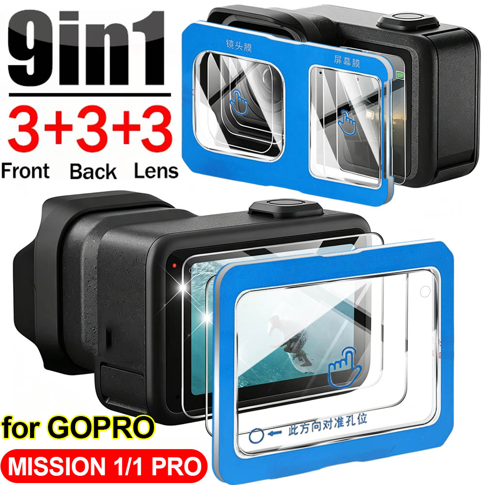 9H Tempered Glass for GOPRO MI - đánh giá và giá Screen Alignment Tool