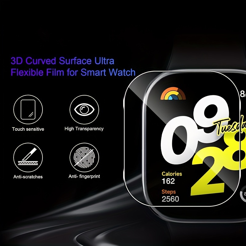 3-5Pcs Premium Tempered Glass  - đánh giá và giá Smartwatch Screen Film