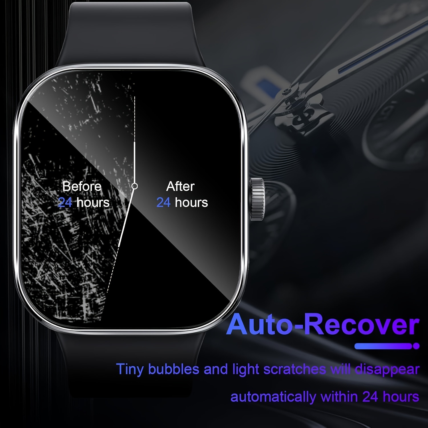 3-5Pcs Premium Tempered Glass  - đánh giá và giá Smartwatch Screen Film
