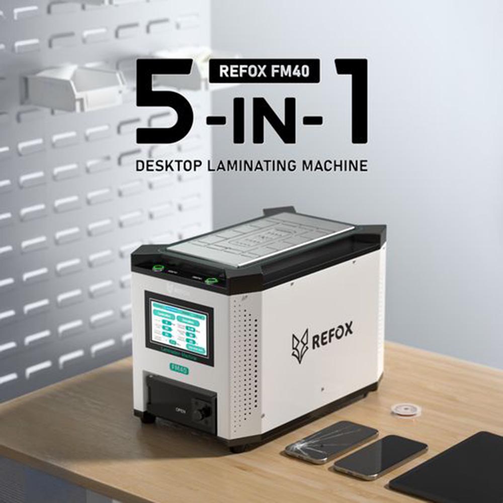 REFOX FM-40 5in1 Laminating Ma - đánh giá và giá Screen Alignment Tool