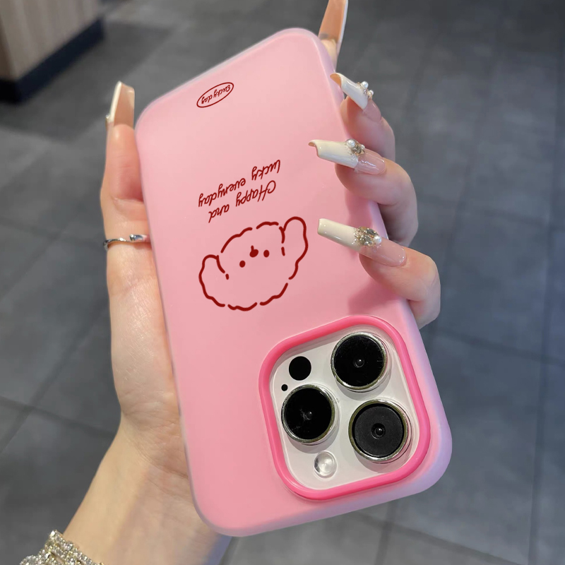 Cute Line Puppy Pattern Phone  - đánh giá và giá Samsung Galaxy S25