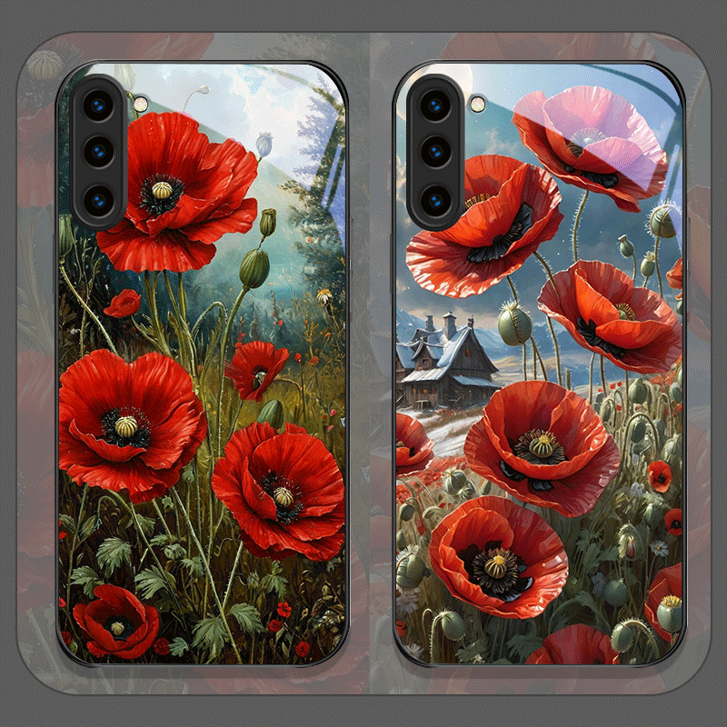 Retro Poppy Flower Bloom Hot R - đánh giá và giá Samsung Galaxy S25