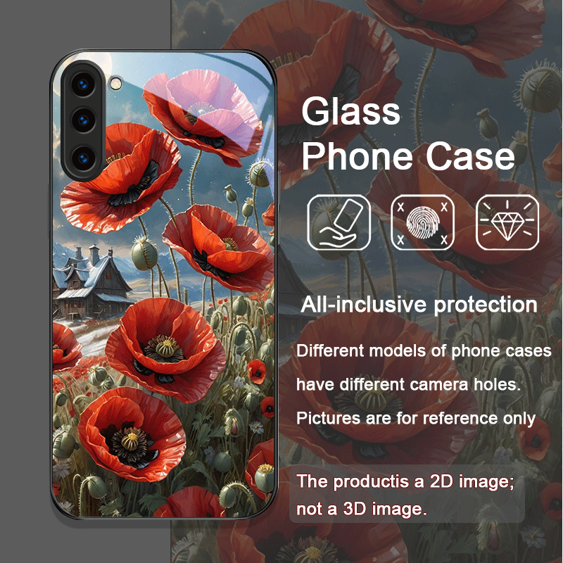 Retro Poppy Flower Bloom Hot R - đánh giá và giá Samsung Galaxy S25