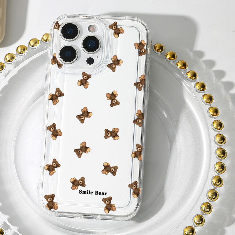 Flower Bear Print Phone Case f - đánh giá và giá Apple Iphone 15