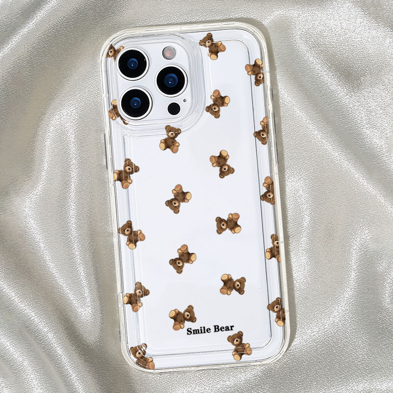 Flower Bear Print Phone Case f - đánh giá và giá Apple Iphone 15
