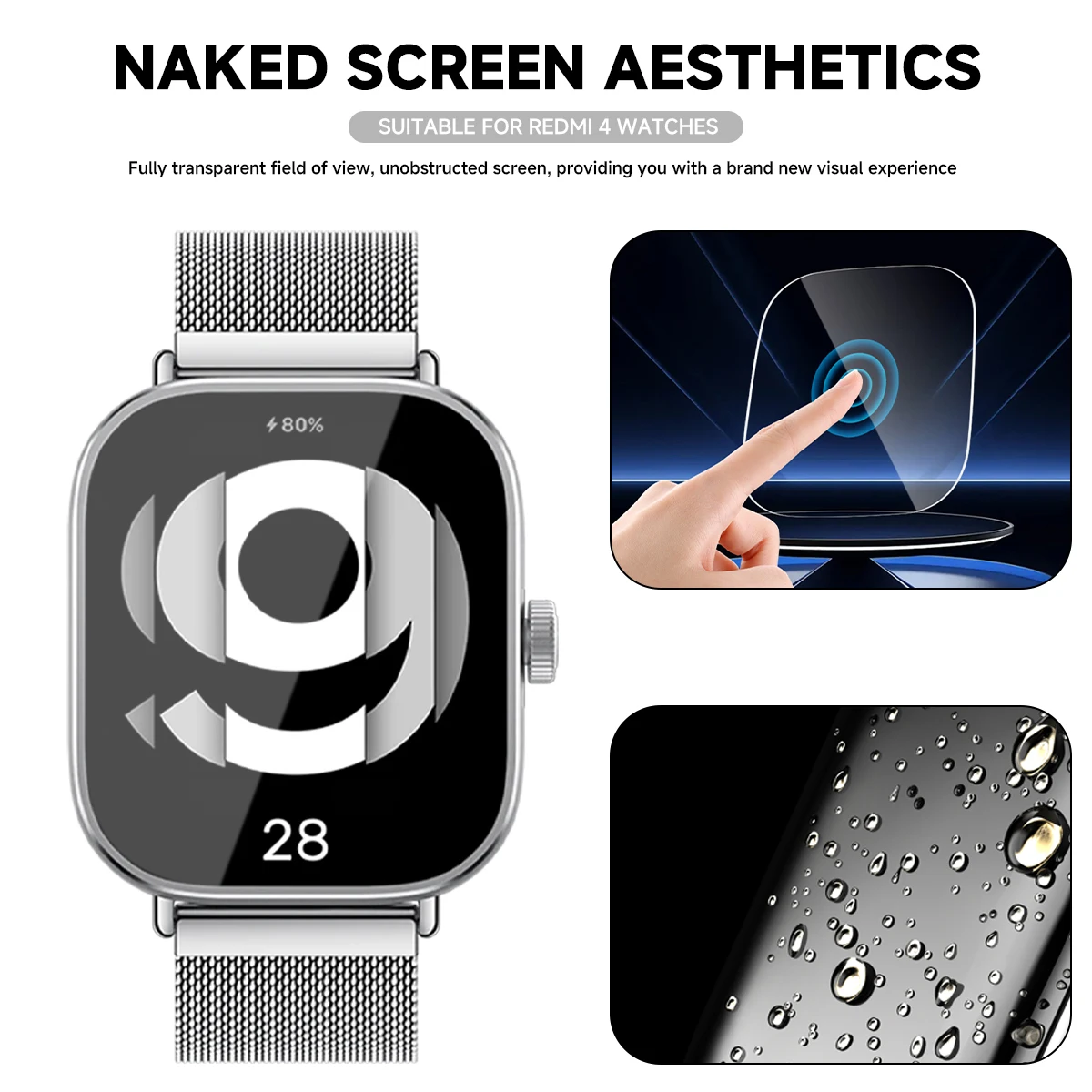 Tempered Glass for Xiaomi Redm - đánh giá và giá Smartwatch Screen Film