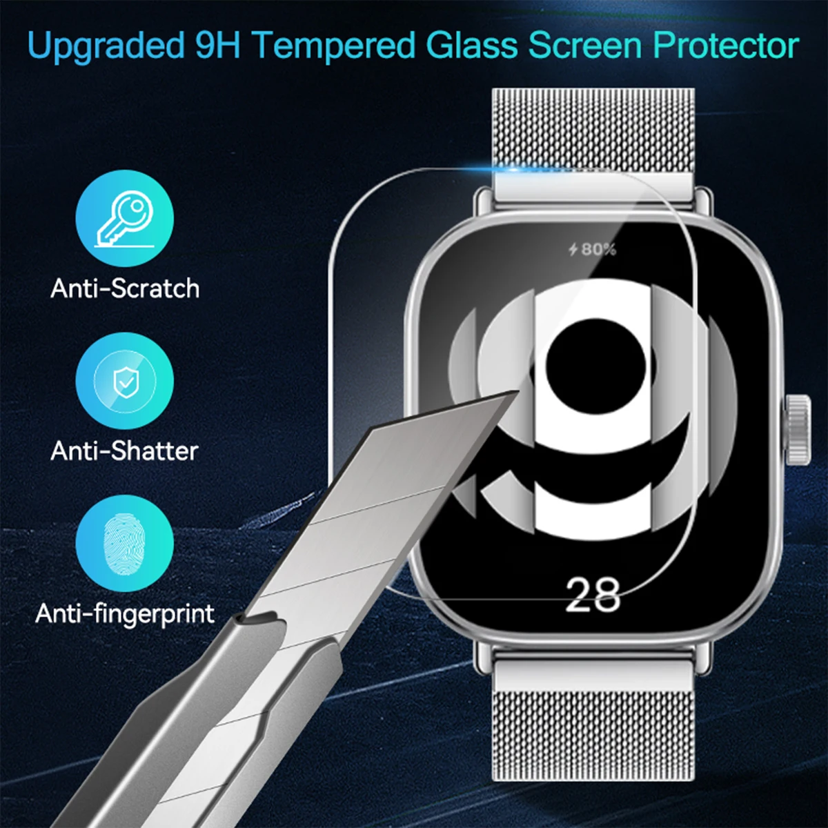 Tempered Glass for Xiaomi Redm - đánh giá và giá Smartwatch Screen Film