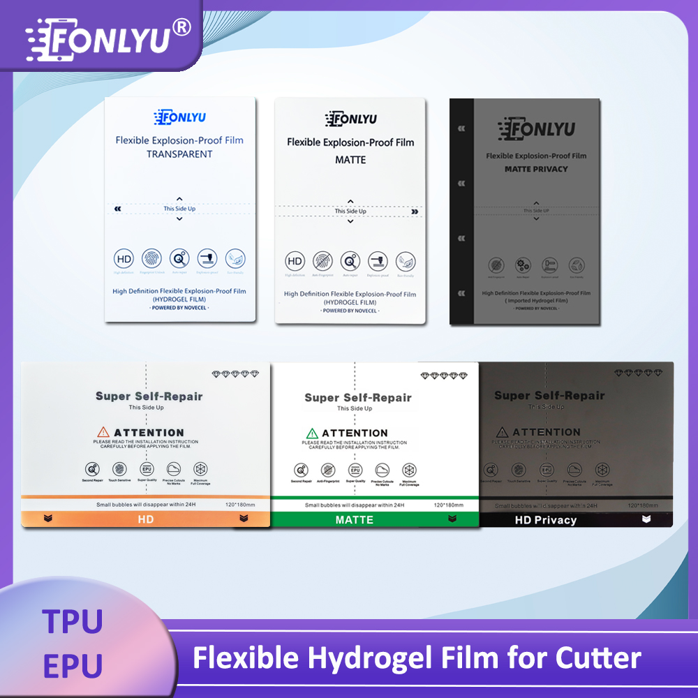 FONLYU 50pc Universal HD Matte - đánh giá và giá Screen Protector Cutter