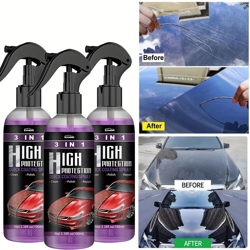 3 in 1 Car Ceramic Liquid Coat - đánh giá và giá Nano Liquid Coating