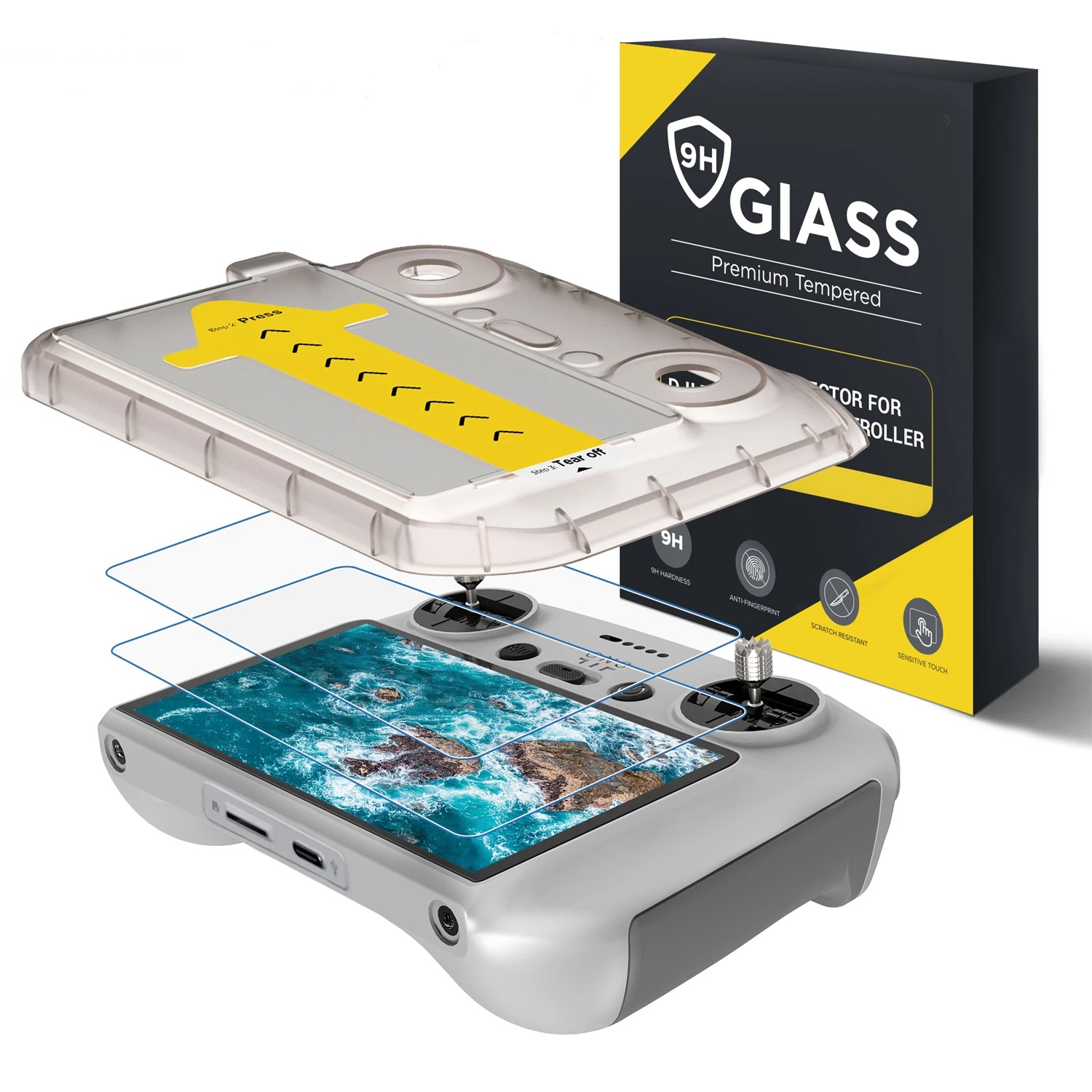 For DJI Flip/Air3/3S/Mini3/4pr - đánh giá và giá Glass Protector Auto