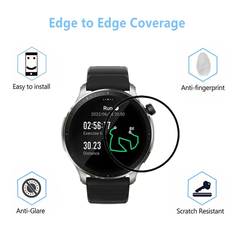 For Amazfit GTR 4 Screen Prote - đánh giá và giá Smartwatch Screen Film